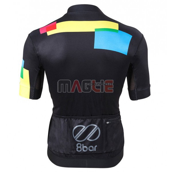 Maglia Equipo 8bar Manica Corta 2017 Nero